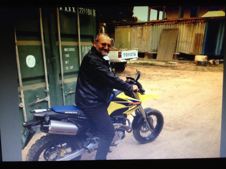 La moto di Fra Gabriele!